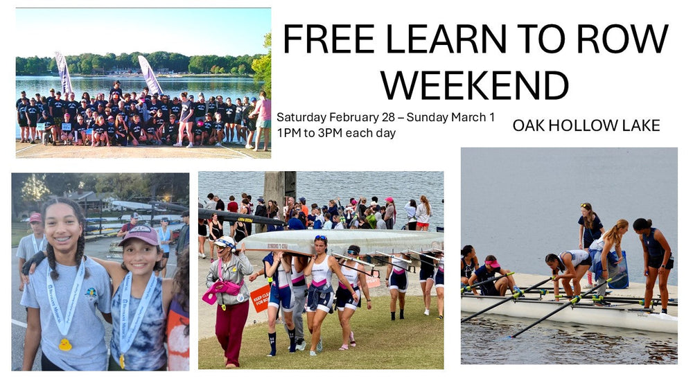 February Free Sneak Peek of Rowing at Oak Hollow Lake! – Triad United ...